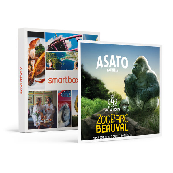 SMARTBOX - Coffret Cadeau Billets pour le ZooParc de Beauval 2025 : 2 entrées adulte et 1 entrée enfant pour 2 journées -  Multi-thèmes