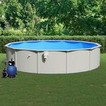 vidaXL Piscine avec pompe filtrante à sable 550x120 cm