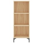 vidaXL Buffet chêne sonoma 34 5x32 5x90 cm bois d'ingénierie