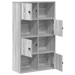 vidaXL Bibliothèque sonoma gris 60x24x101 5 cm bois d'ingénierie