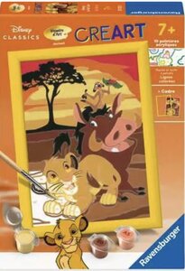 CreArt - Peinture par numéro - Le Roi Lion