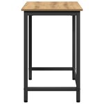 vidaXL table Chêne artisanal 100 x 50 x 76 5 cm