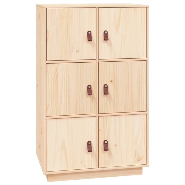 vidaXL Buffet haut 67x40x108 5 cm Bois massif de pin