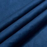 vidaXL Rideau occultant et anneaux Velours Bleu foncé 290x245 cm