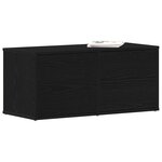 vidaXL Meuble TV Chêne noir 80 x 34 x 36 cm Bois d'ingénierie