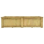 vidaXL Jardinière surélevée 196x100x50 cm Bois de pin imprégné