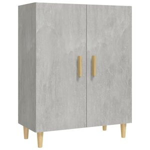 vidaXL Buffet Gris béton 70x34x90 cm Bois d'ingénierie