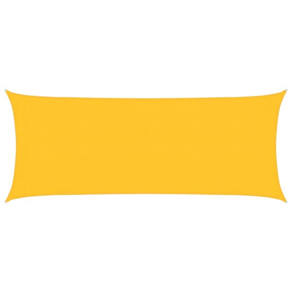 vidaXL Voile d'ombrage 160 g/m² rectangulaire jaune 2x4 5 m PEHD