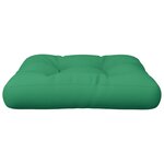 vidaXL Coussin de palette vert tissu