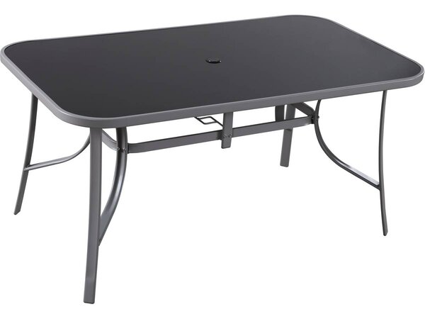 Table de jardin "Cordoba" - Phoenix - 6 places - Argenté