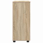 vidaXL Cabinet de salle de bain Chêne sonoma 60 x 35 x 80 cm