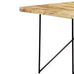 vidaXL Table de salle à manger 180x90x76 cm Bois de manguier massif