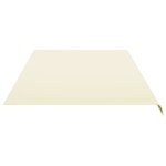 vidaXL Tissu de remplacement pour auvent Crème 6x3 5 m