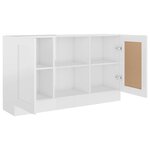 vidaXL Buffet Blanc brillant 120x30 5x70 cm Bois d'ingénierie