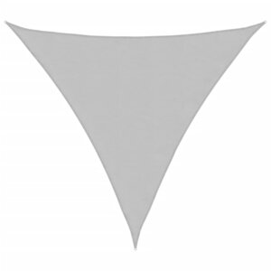 vidaXL Voile d'ombrage gris clair 3x3x3 m 100  polyester oxford