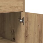 vidaXL Armoire de salle de bain chêne artisanal 60x33x80 cm