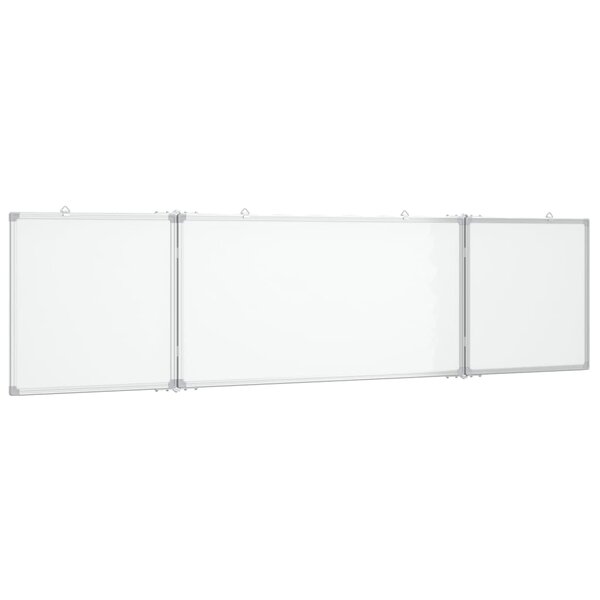 Tableau magnétique panneau écriture école maison bureau pliable 160 x 40 x 1 7 cm aluminium 02_0045523