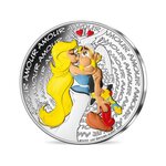 Monnaie de 50€ Argent Colorisée - Astérix Amour - Millésime 2022