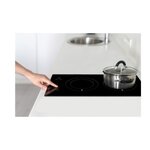 Plaque de cuisson induction encastrable - OCEANIC - 2 zones - L28,8 x P52cm - OCEATI2Z2B - 2 boosters - Revêtement verre - Noir