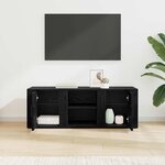 vidaXL Meuble TV Chêne noir 100 x 31 5 x 35 cm Bois d'ingénierie