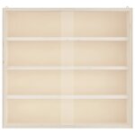 vidaXL Vitrine de collection en bois avec portes 40x8 5x37cm
