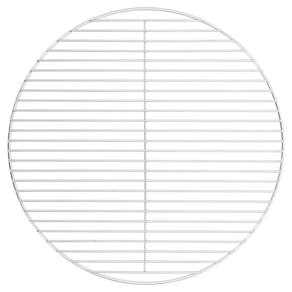 vidaXL Grille de barbecue ronde Ø50 cm acier inoxydable 304