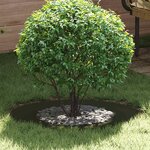 vidaXL Anneau de jardin plat vert olive de 40/70 cm en acier de