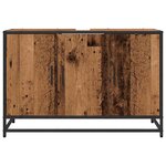 vidaXL Meuble de Lavabo de Salle de Bain Bois ancien 90 x 33 x 60 cm