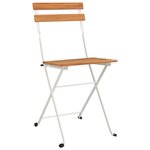 vidaXL Ensemble de bistro pliable 3 Pièces Bois d'acacia solide et acier