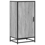 vidaXL Étagère à chaussures sonoma gris 48x38x97 5 cm bois ingénierie