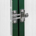 vidaXL Serre avec cadre de base vert 169x114x195 cm aluminium