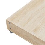 vidaXL Tiroirs de lit 2 Pièces vert foncé bois d'ingénierie et velours