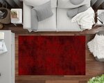 Tapis de salon FISUN 120 x 180 cm - Rouge