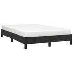 vidaXL Cadre de lit sans matelas noir 120x200 cm velours