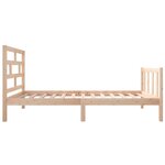 vidaXL Cadre de lit sans matelas bois massif 90x200 cm