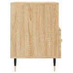 vidaXL Meuble TV Chêne sonoma 80x36x50 cm Bois d'ingénierie