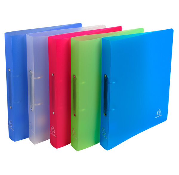 Classeur 2 anneaux 30 mm polypropylène Chromaline - A4 maxi, couleurs aléatoires EXACOMPTA