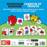Jeu de société - Cherche et trouve - Monsieur Madame - Memory - Dès 4 ans - Educa