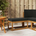 vidaXL Banc de Jardin Bois d'Acacia Massif Naturel