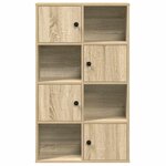 vidaXL Bibliothèque chêne sonoma 60x24x101 5 cm bois d'ingénierie