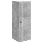 vidaXL Armoire Murale Gris béton 33 x 34 5 x 90 cm Bois d'ingénierie