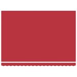 vidaXL Auvent Rétractable Manuel Rouge 450 × 300 cm tissu