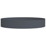 vidaXL Planteur Anthracite Anthracite Métal Grand Durable Planteur