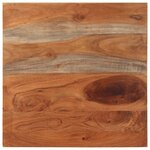 vidaXL Table basse 60x60x35 cm bois massif d'acacia