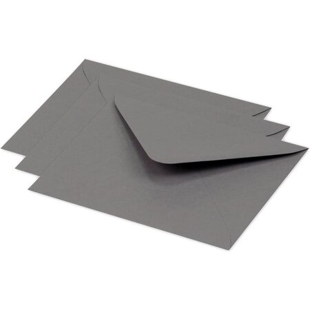 Paquet de 20 Enveloppes 125x138 gris acier Clairefontaine