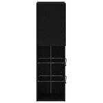 vidaXL Ensemble meuble TV Montage mural Chêne noir 30 5 x 30 x 102 cm