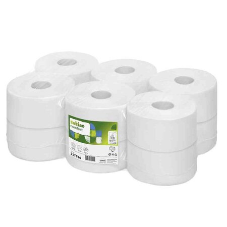 Pack de 12 rouleaux Papier toilette Satino Comfort 180 m 700 feuilles WEPA