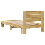 vidaXL Cadre de lit avec tête de lit sans matelas 75 x 190 cm