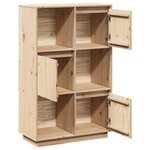 vidaXL Buffet haut 74x35x117 cm Bois massif de pin