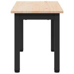 vidaXL Table basse Naturel 60 x 30 x 36 cm Bois de pin massif